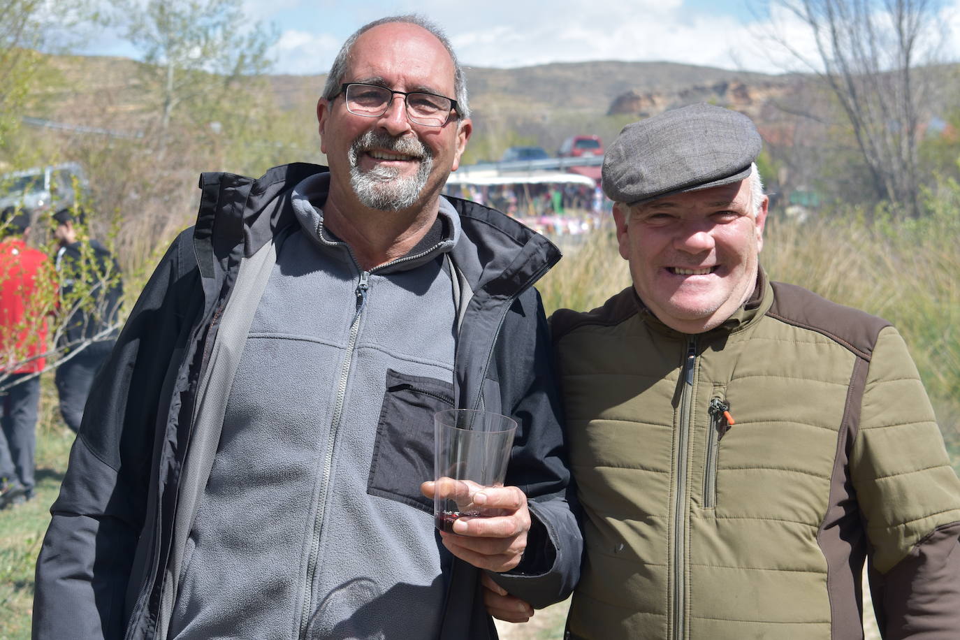 Las imágenes de las cuadrillas en el prado de Clunia de Aguilar