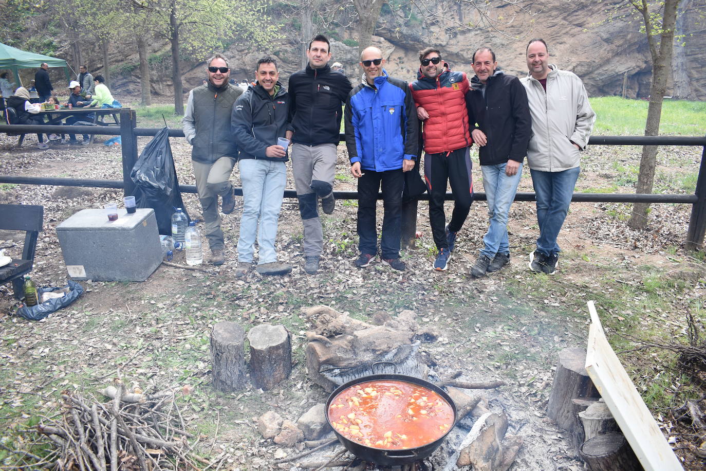 Las imágenes de las cuadrillas en el prado de Clunia de Aguilar