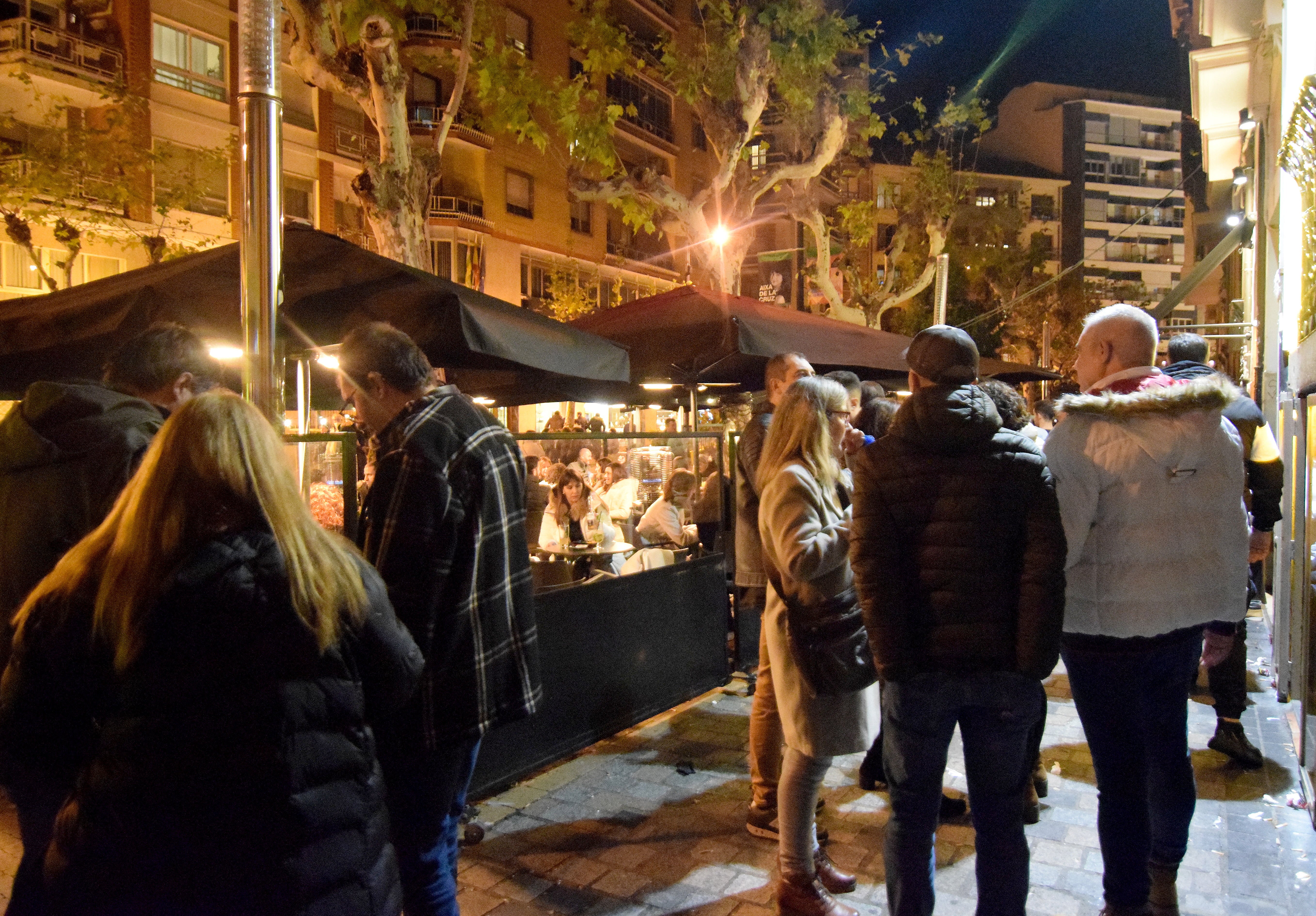 Ambiente en una de las zonas de ocio nocturno de la capital