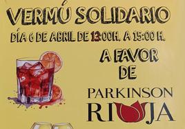 Vermú solidario con Parkinson Rioja, este sábado en la cafetería Oslo