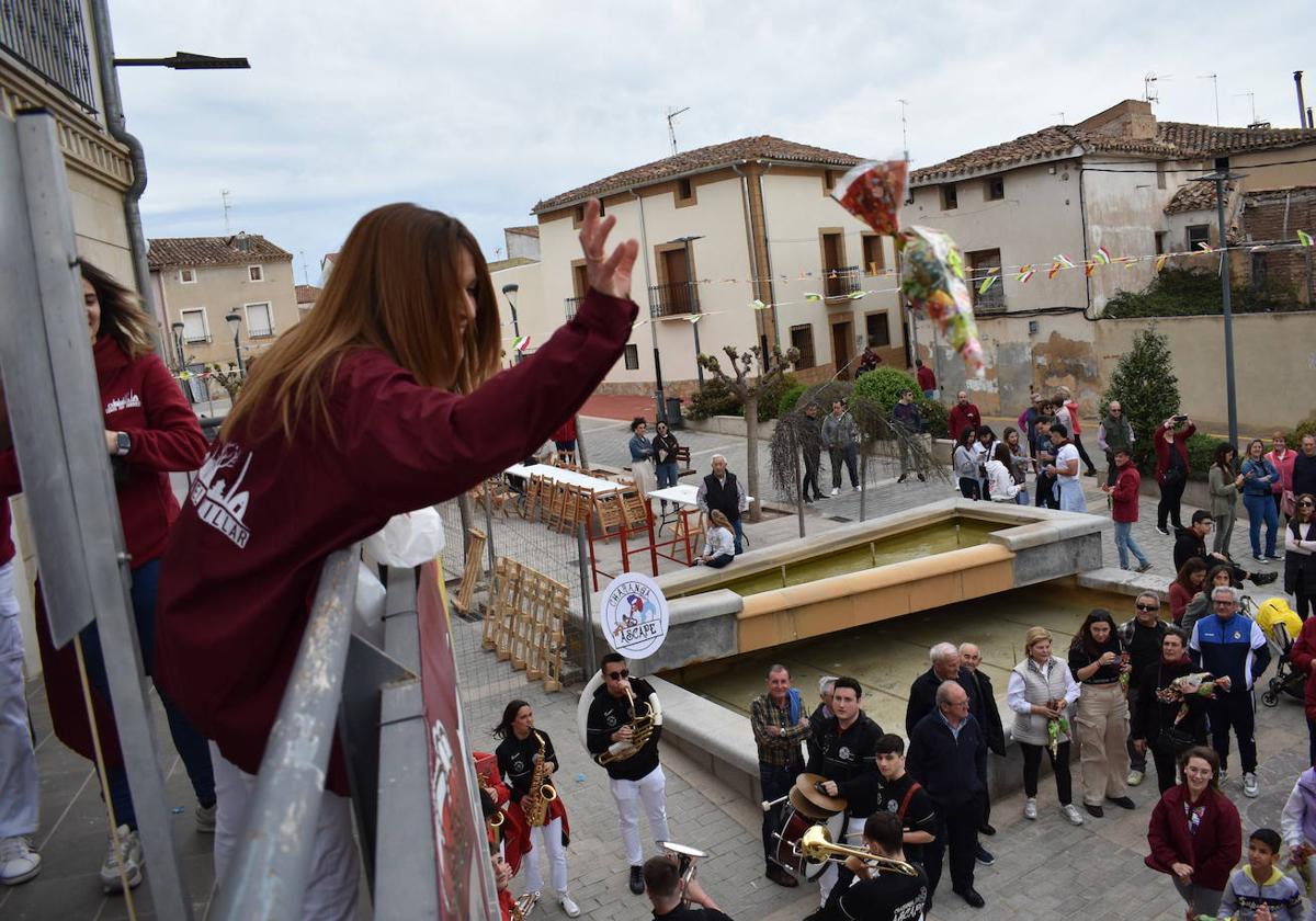 Cohete de fiestas en El Villar de Arnedo