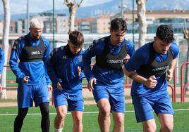 Entrenamiento de la SD Logroñés