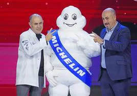 Los hermanos Echapresto, en la gala de las estrellas Michelin.