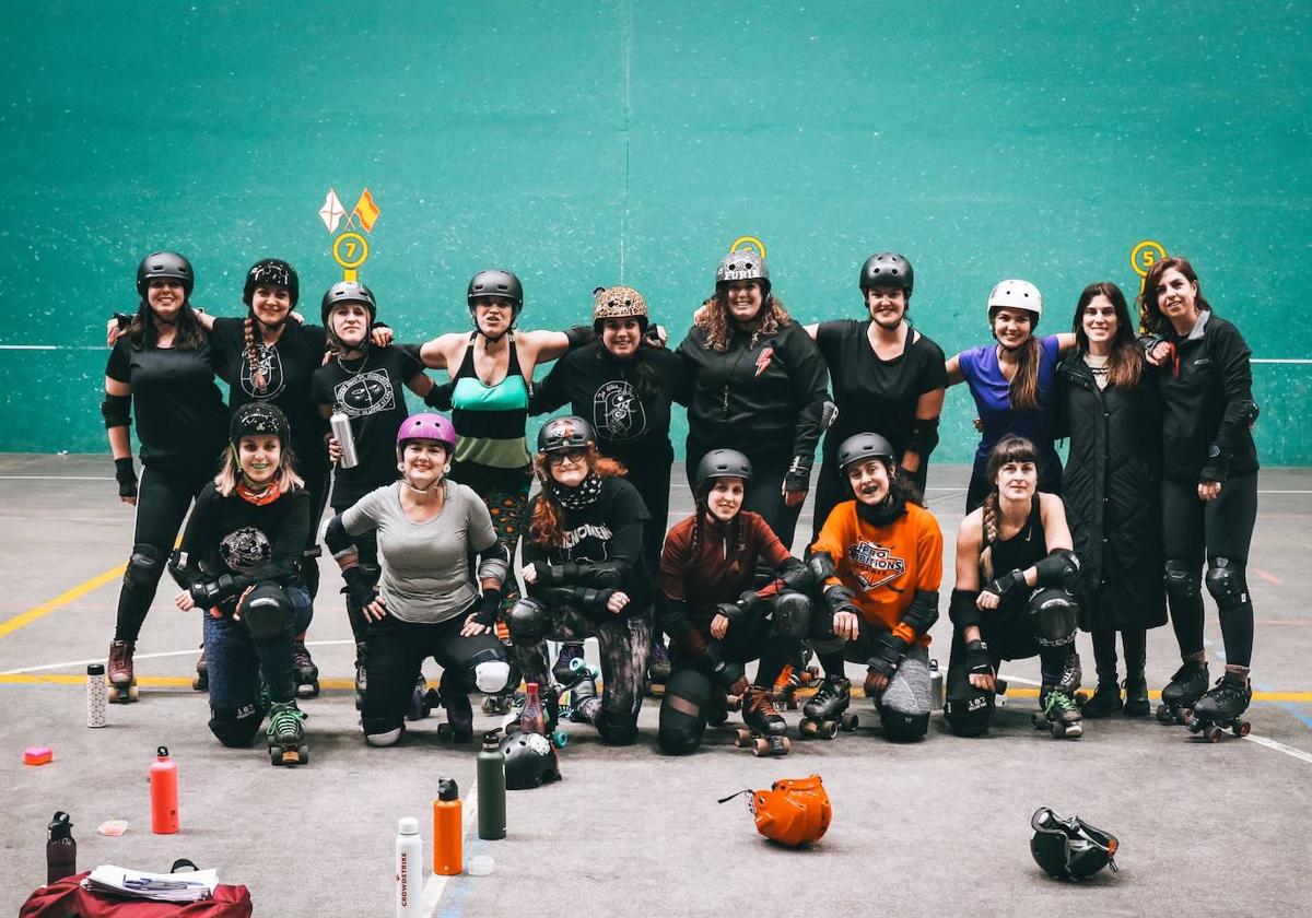 Imagen del equipo Roller Derby Rioja.