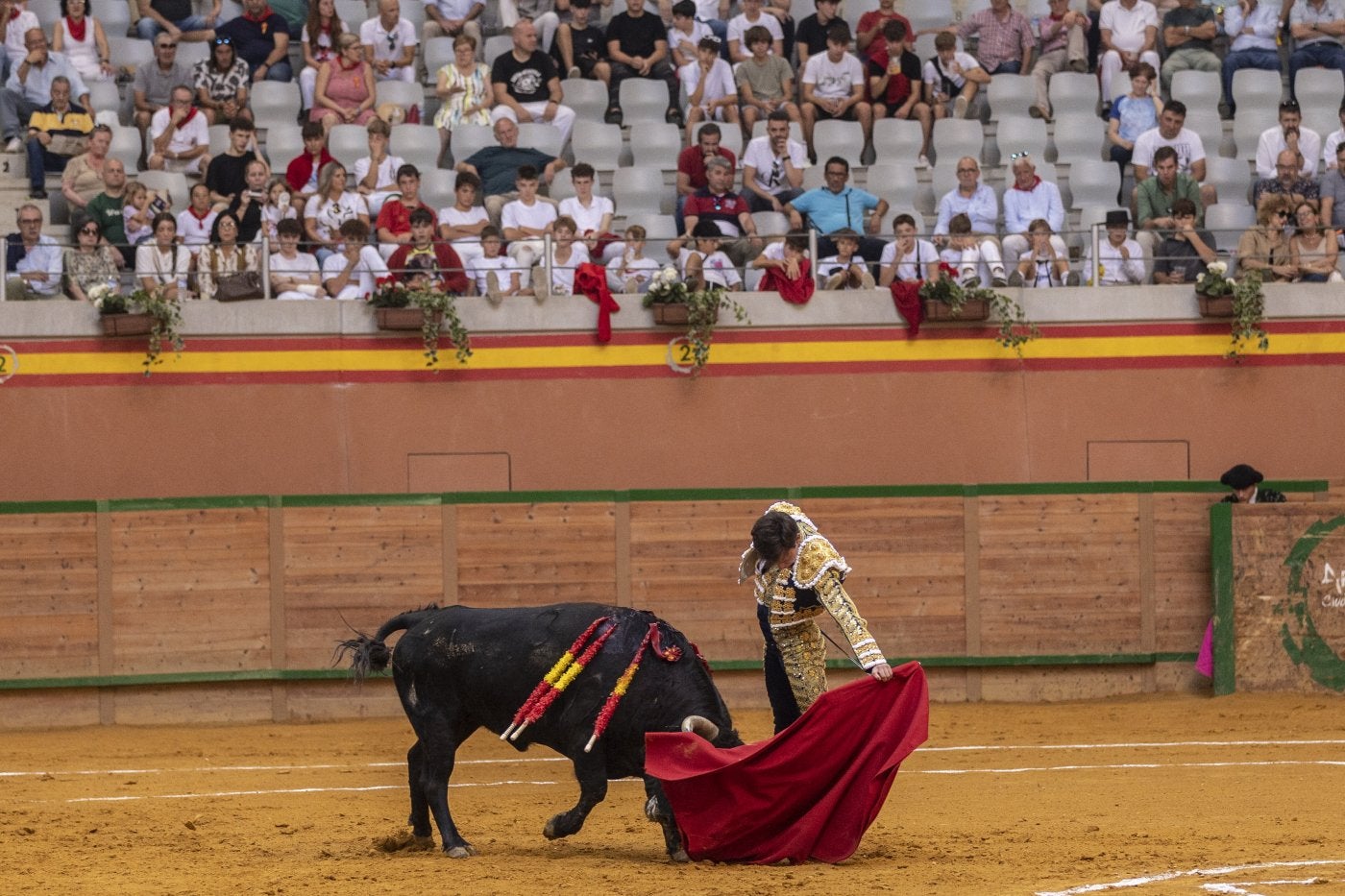 Novillada del Zapato de Oro del pasado año en Arnedo.