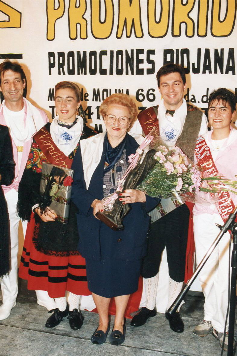 Gran ciudadana de la peña Aster en 1994