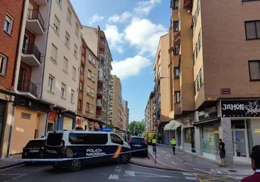 Intervención de la Policía en el lugar de los hechos