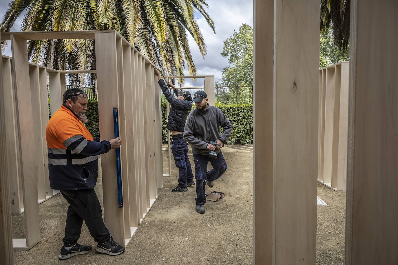 Las imágenes del montaje de Concéntrico