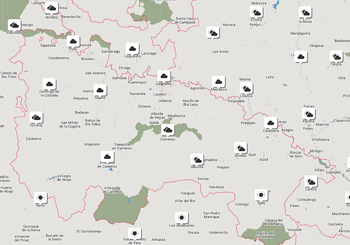 El tiempo este jueves en La Rioja: temperaturas mínimas en descenso