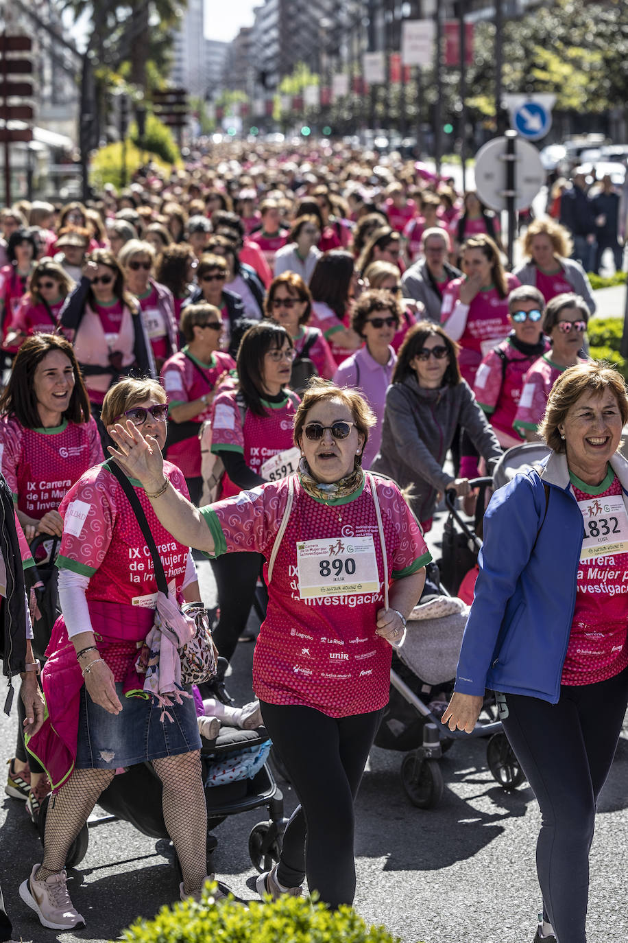 Las imágenes de la Carrera de la Mujer (I)