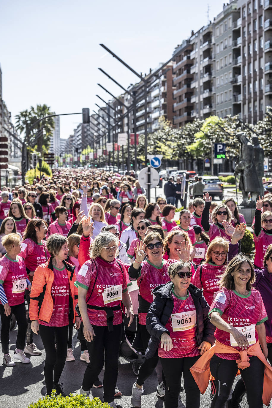 Las imágenes de la Carrera de la Mujer (I)