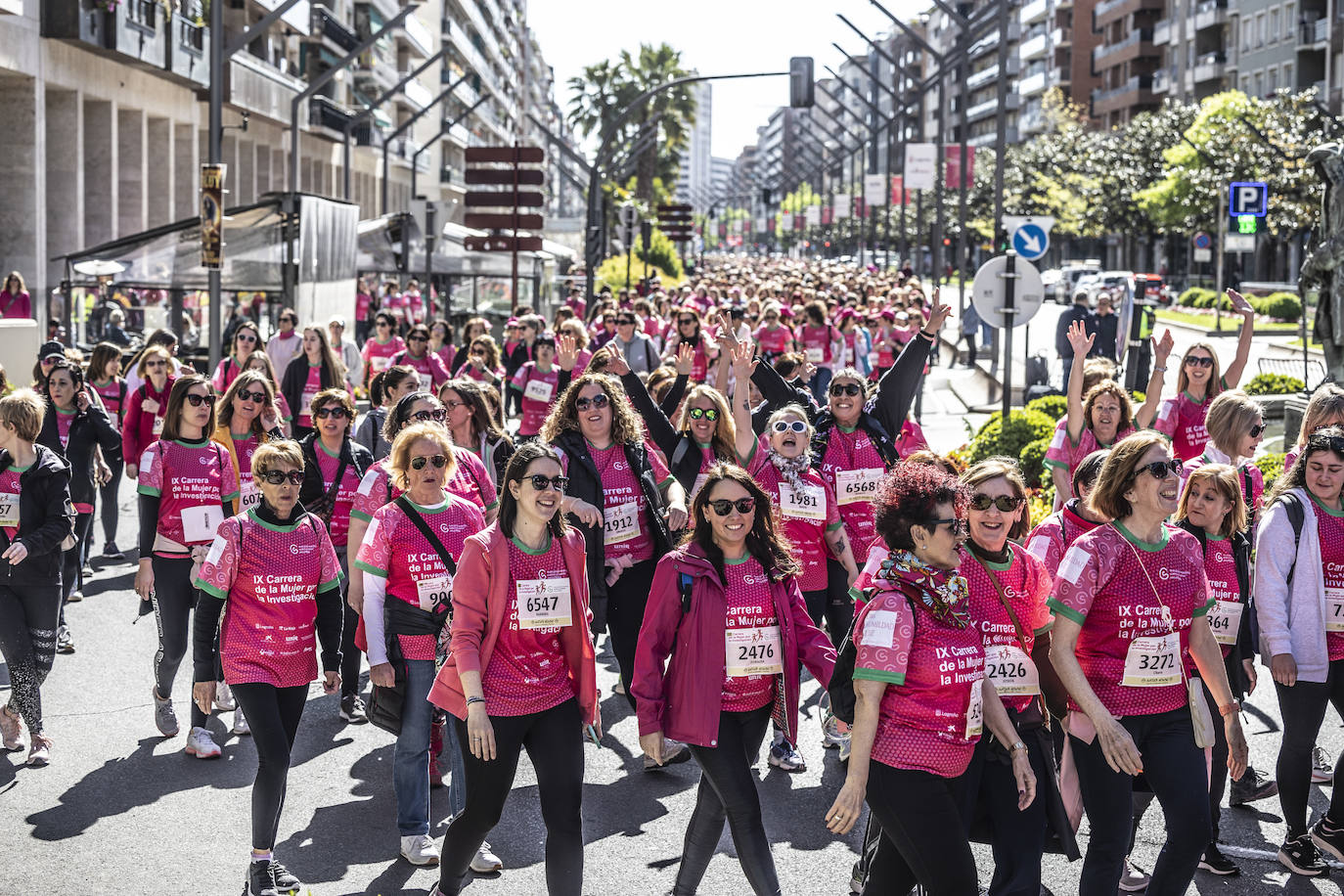 Las imágenes de la Carrera de la Mujer (I)