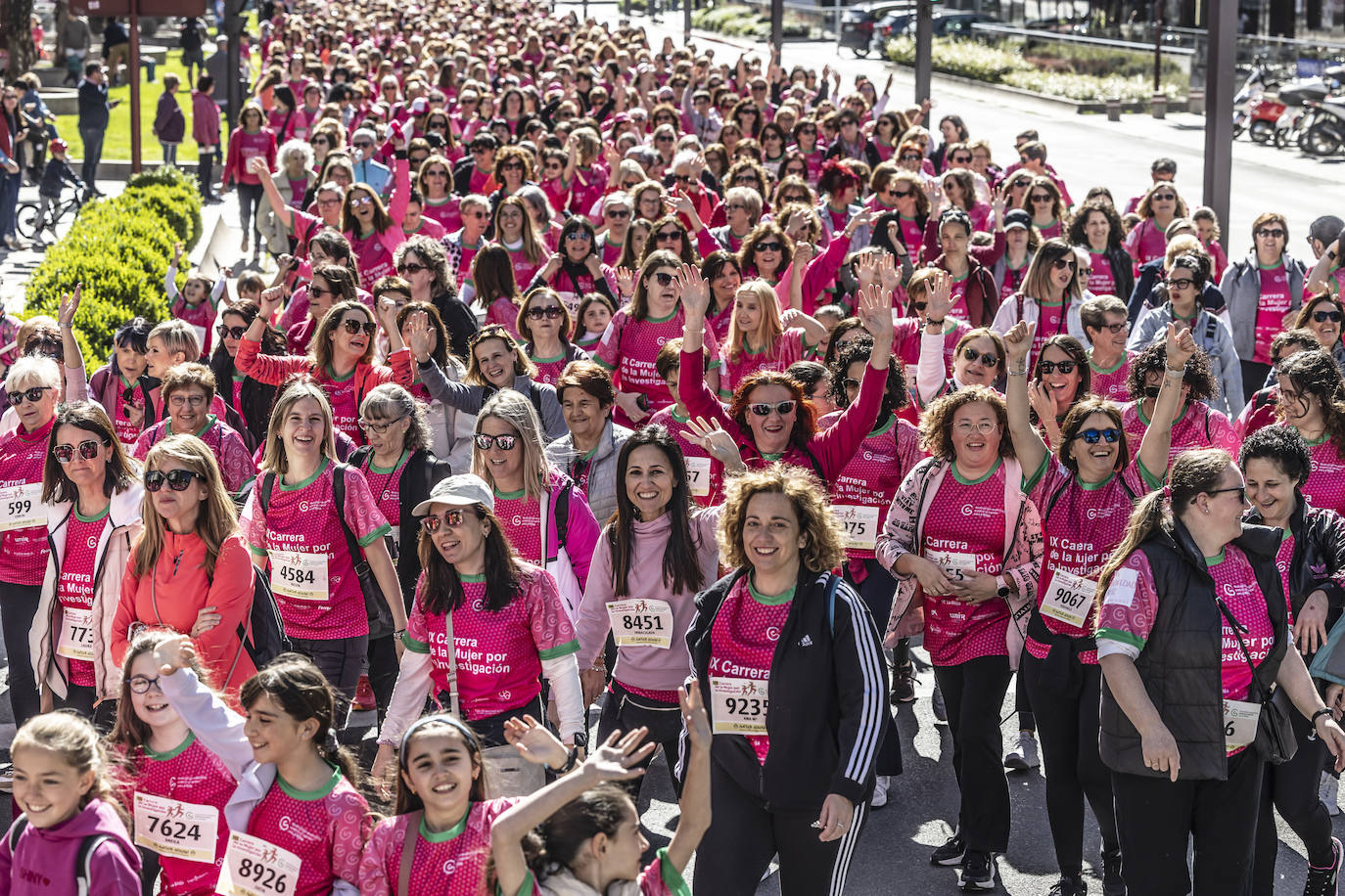 Las imágenes de la Carrera de la Mujer (I)