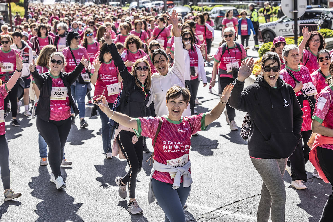 Las imágenes de la Carrera de la Mujer (I)