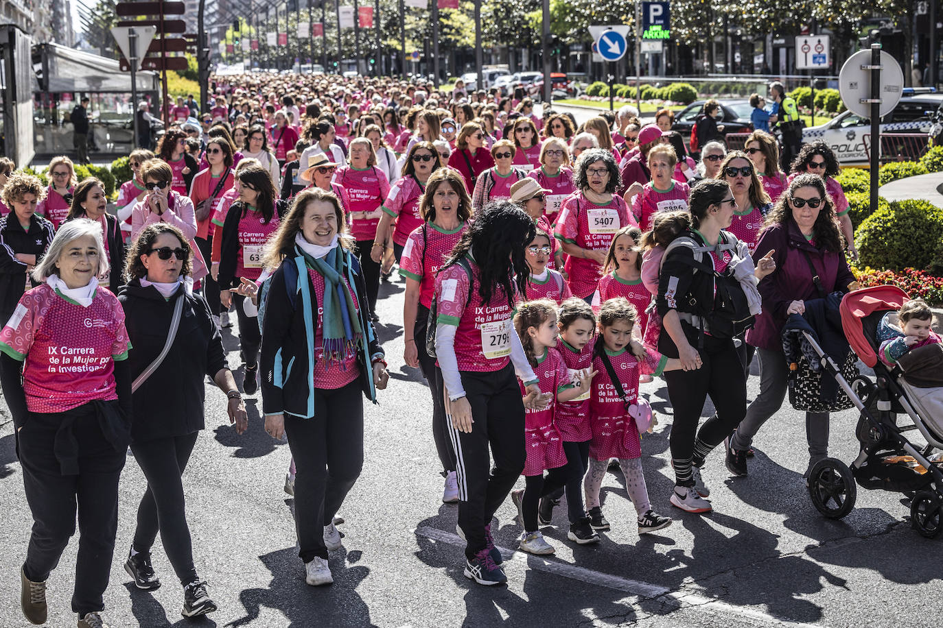 Las imágenes de la Carrera de la Mujer (I)