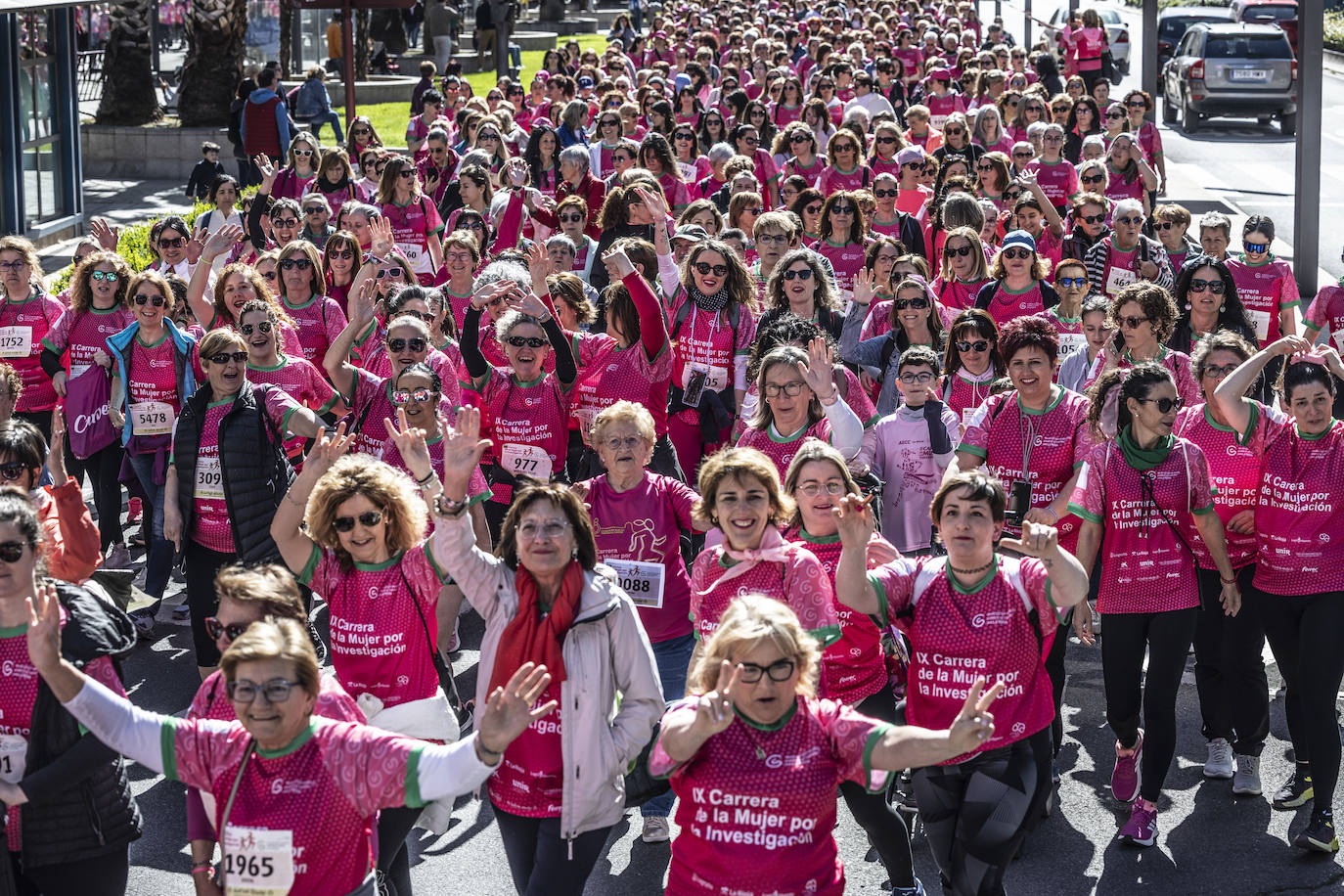 Las imágenes de la Carrera de la Mujer (I)