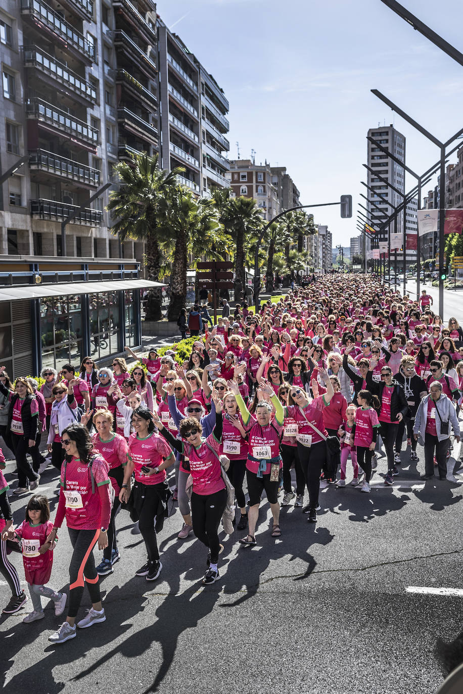 Las imágenes de la Carrera de la Mujer (I)