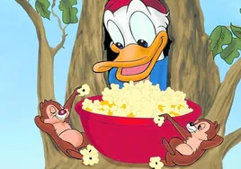 El pato Donald en el mítico cortometraje.