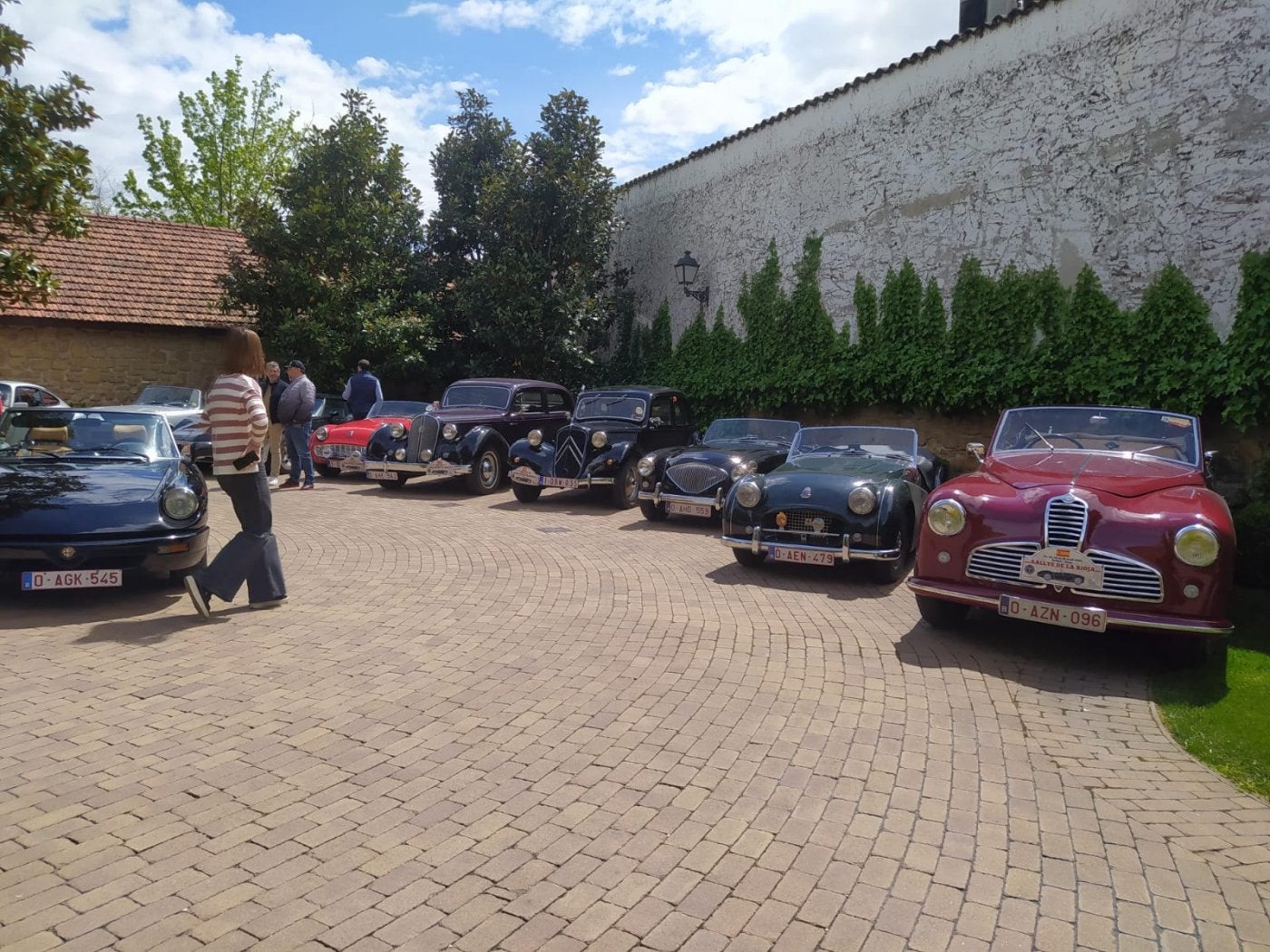 Rally de vehículos clásicos desde Bélgica