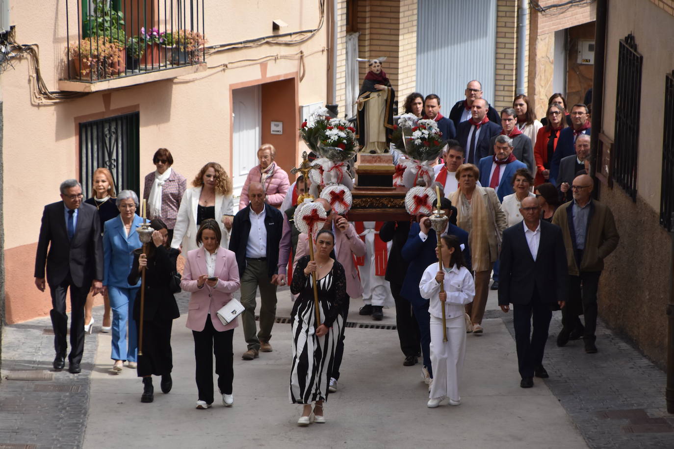Las imágenes de la procesión de San Pedro mártir