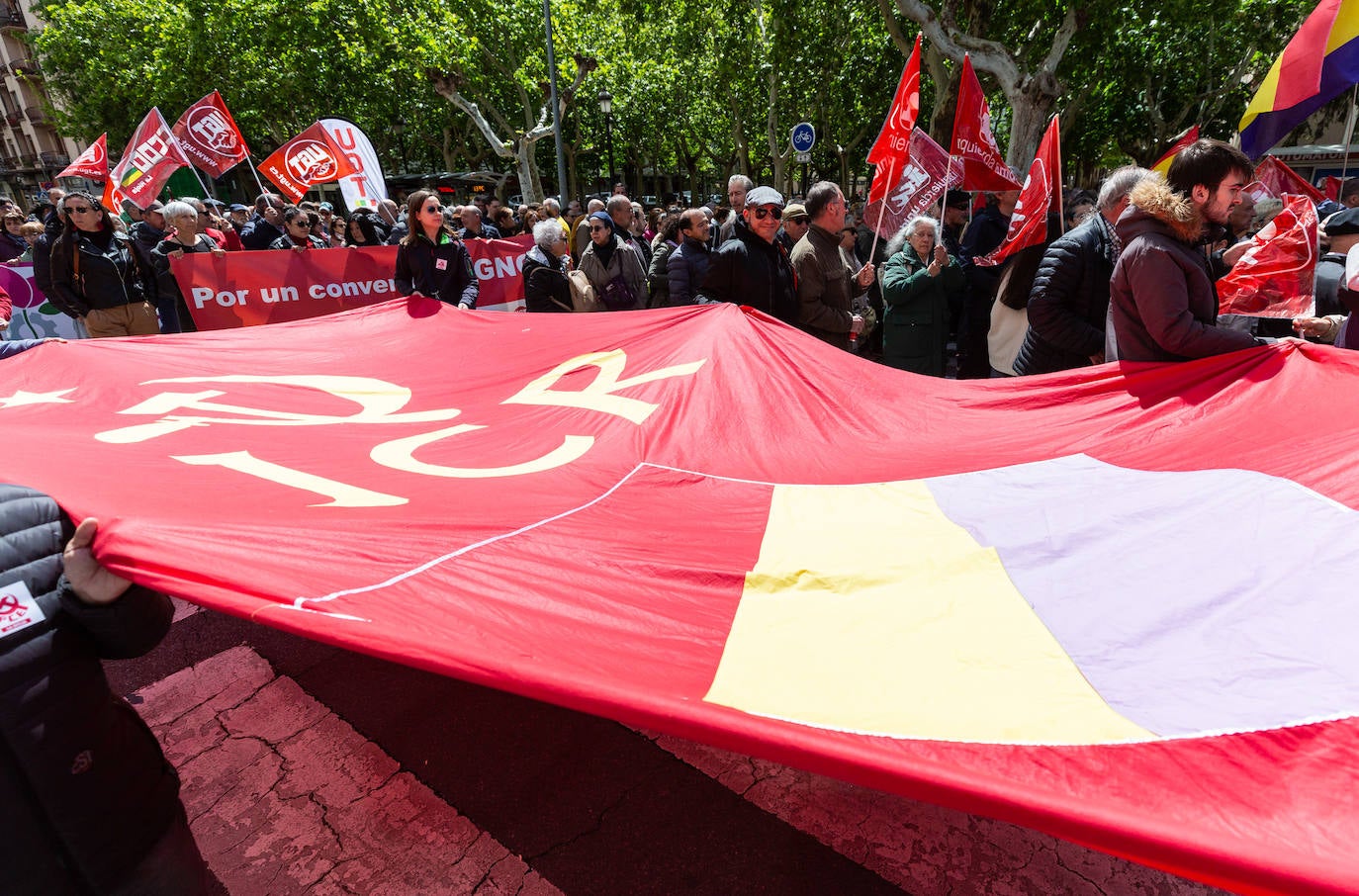 La manifestación del Primero de Mayo, en imágenes