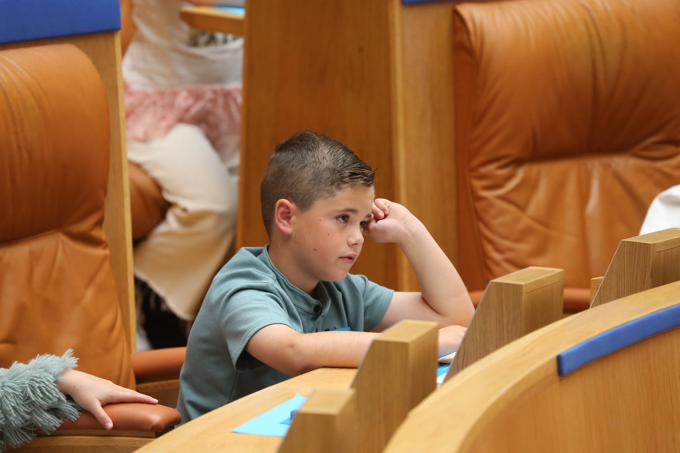 El Parlamento de La Rioja acoge la celebración del Pleno infantil