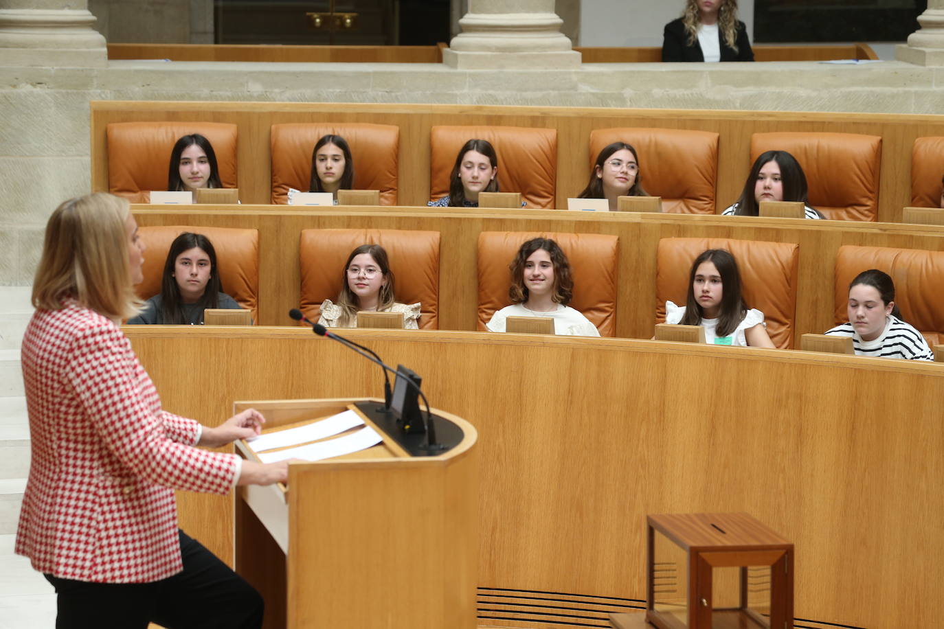 El Parlamento de La Rioja acoge la celebración del Pleno infantil