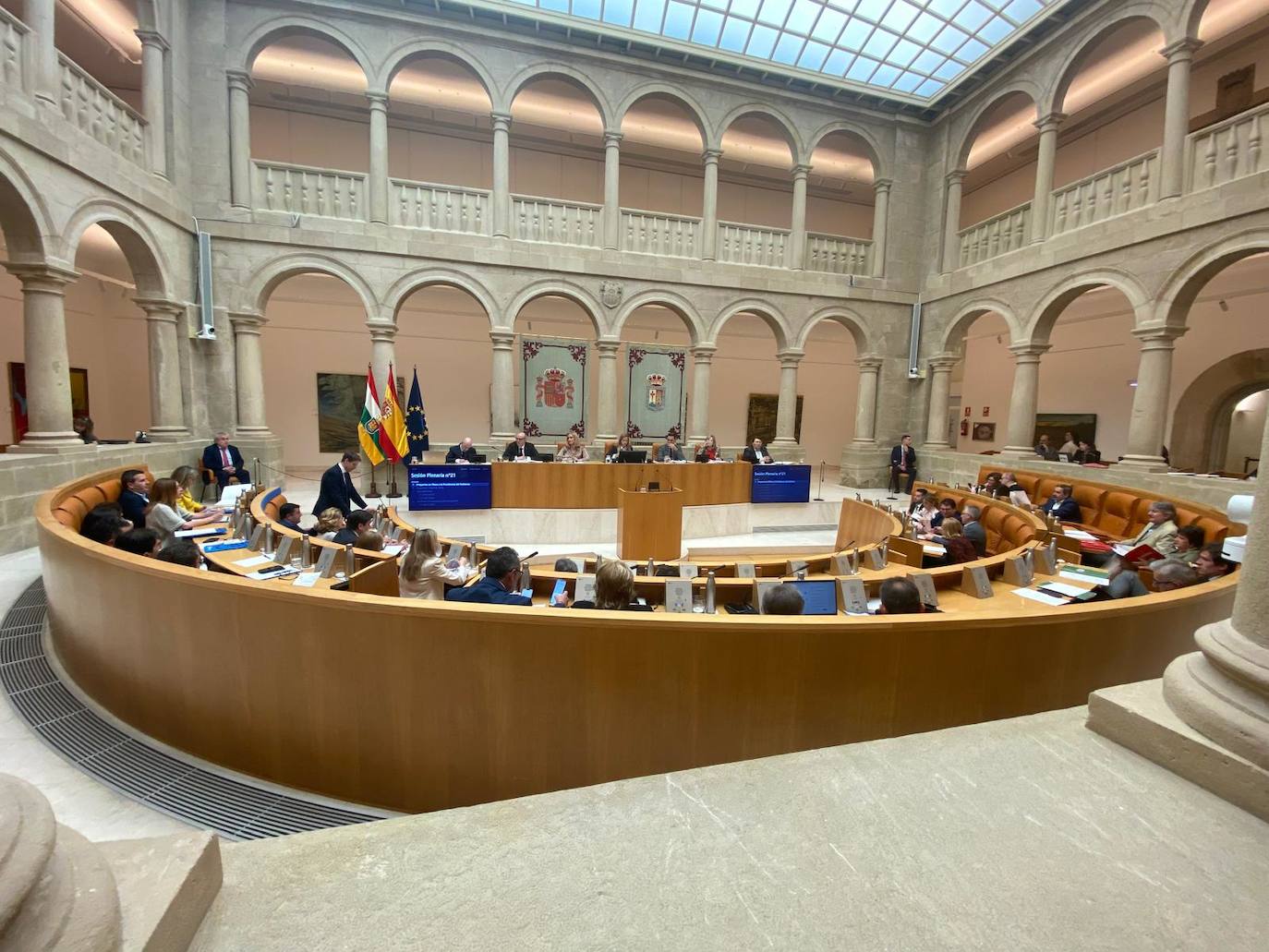 Pleno del Parlamento, esta mañana