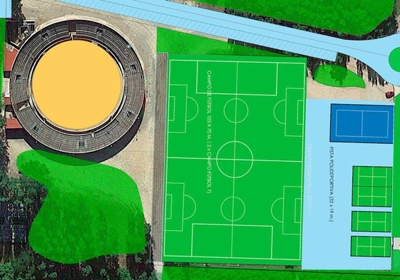 El Ayuntamiento propone construir dos campos de fútbol en el paseo San Julián