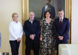 Leonor González Menorca, Federico Soldevilla, Isabel Murillo y Conrado Escobar.