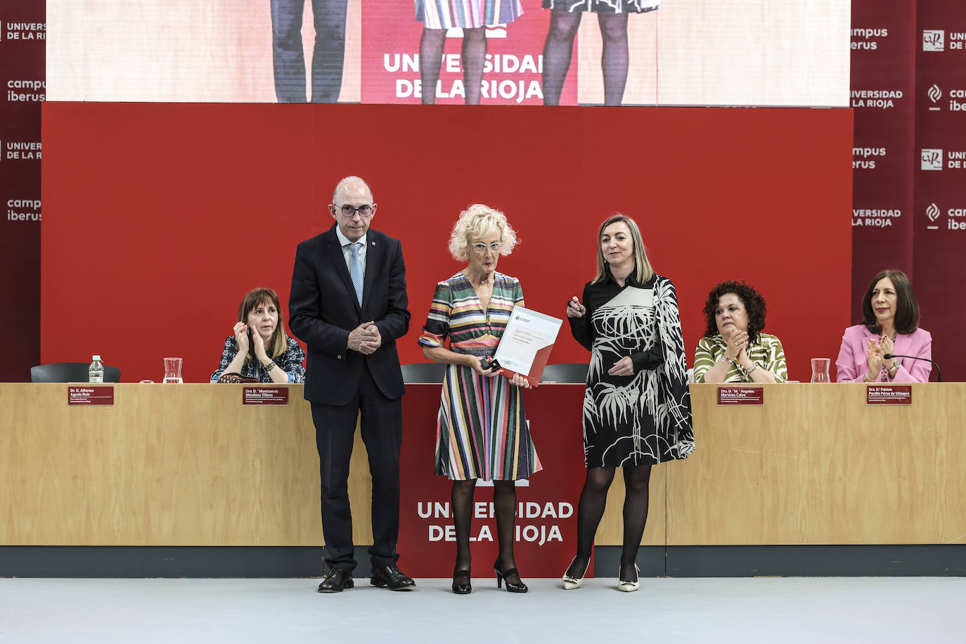 Reconocimientos en la Universidad de La Rioja en su su XXXII aniversario