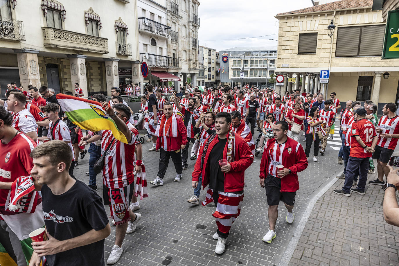 Las imágenes de la afición de la UDL en Guijuelo