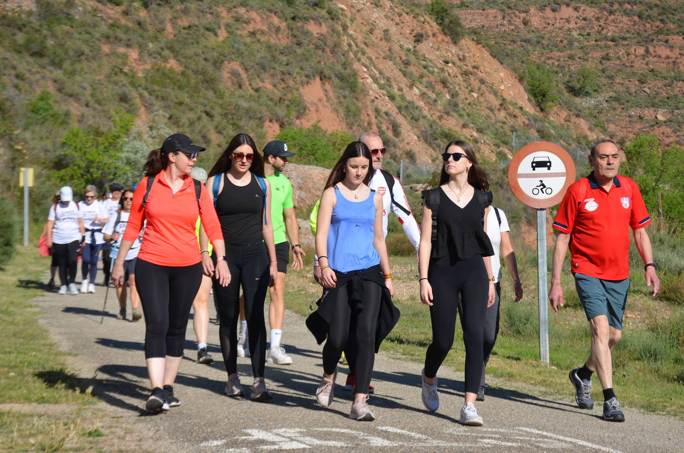 La XX edición de la Marcha por la Vía Verde del Cidacos