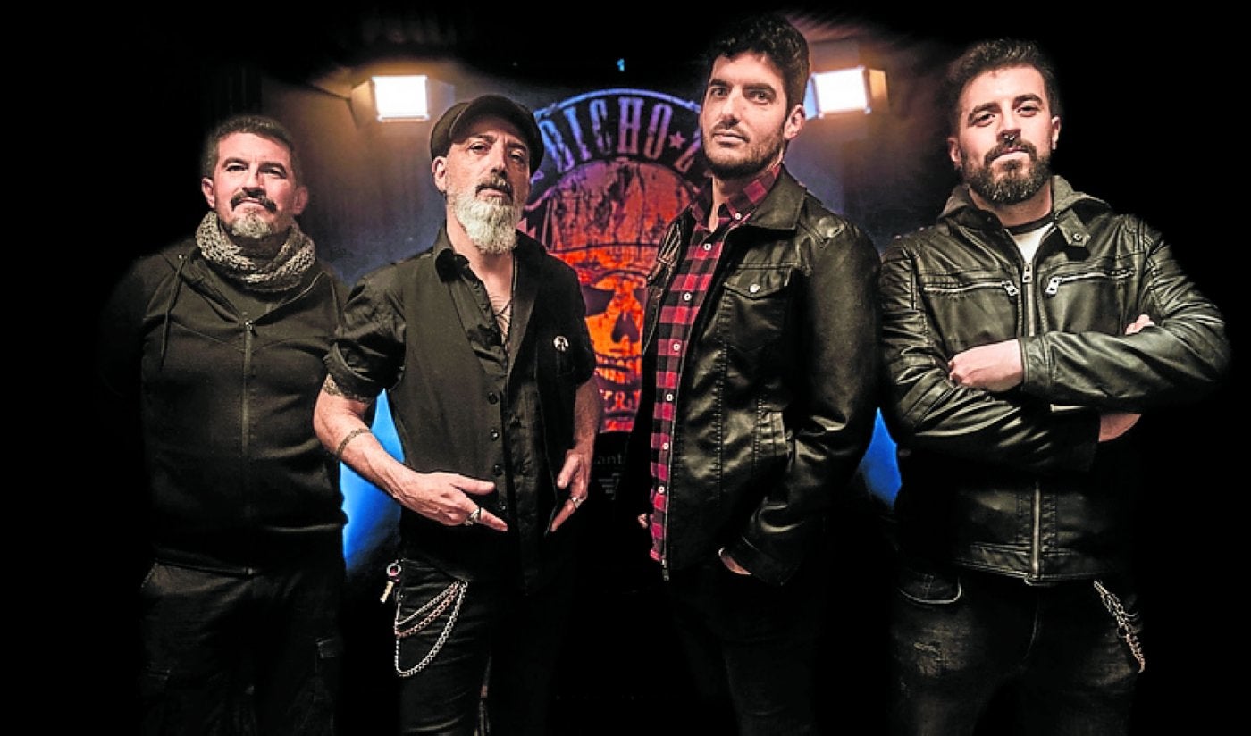 Los cuatro integrantes del grupo de rock Bicho*Z.