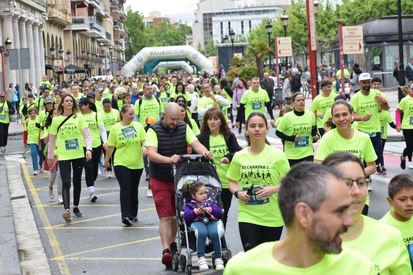 La Carrera de la Familia recorre las calles de Logroño con espíritu solidario