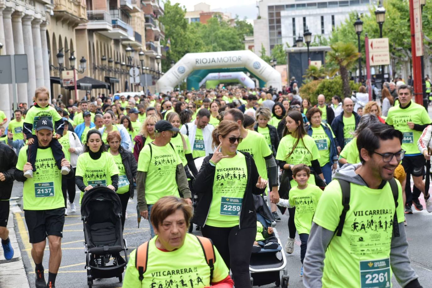 La Carrera de la Familia recorre las calles de Logroño con espíritu solidario