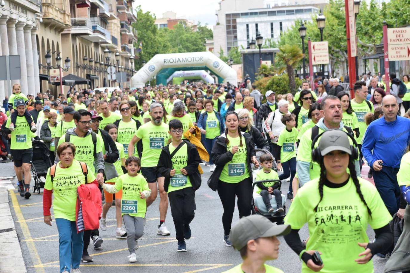 La Carrera de la Familia recorre las calles de Logroño con espíritu solidario