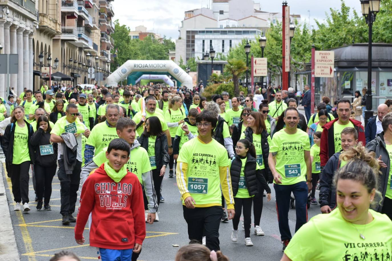 La Carrera de la Familia recorre las calles de Logroño con espíritu solidario