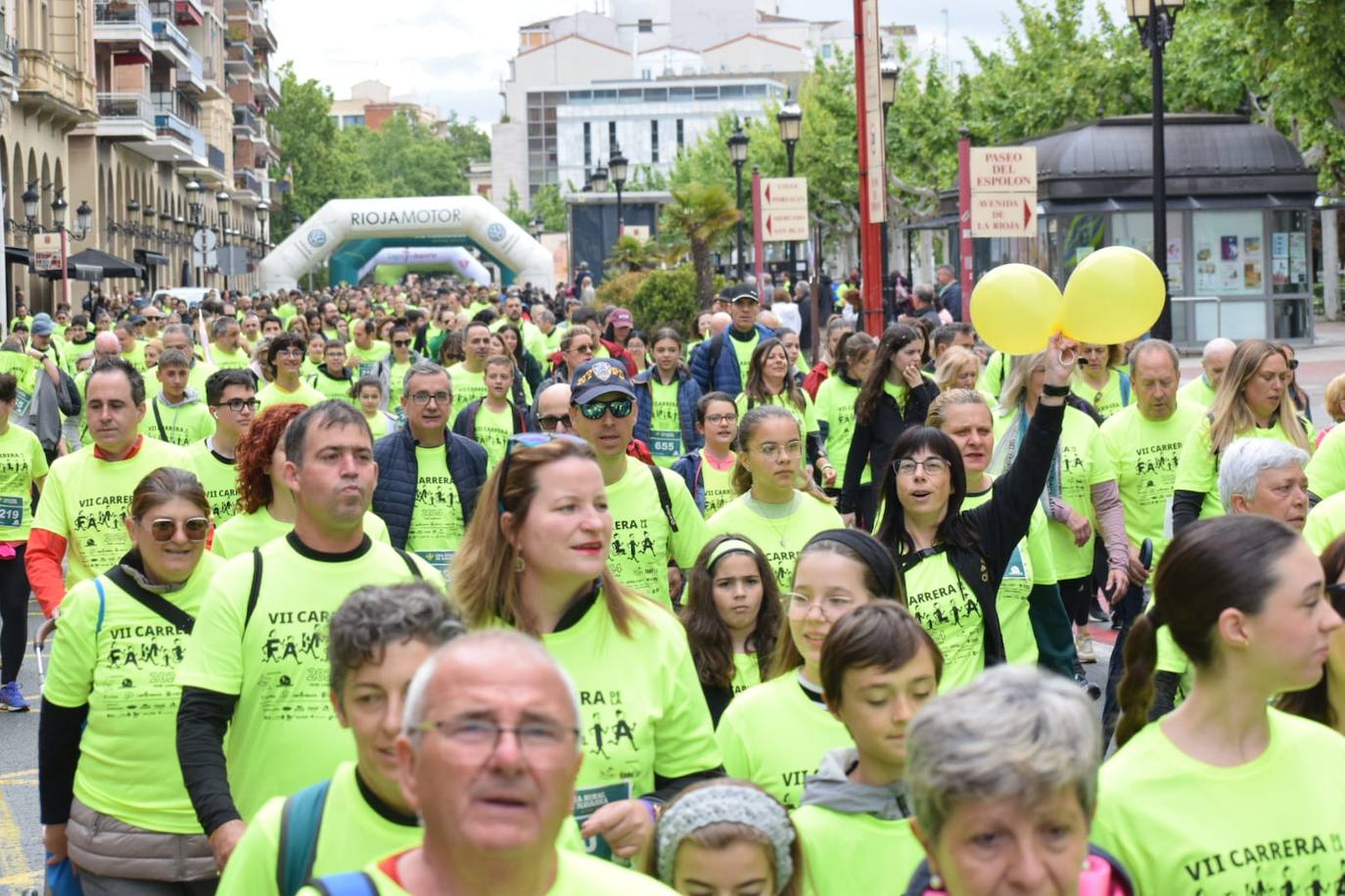 La Carrera de la Familia recorre las calles de Logroño con espíritu solidario