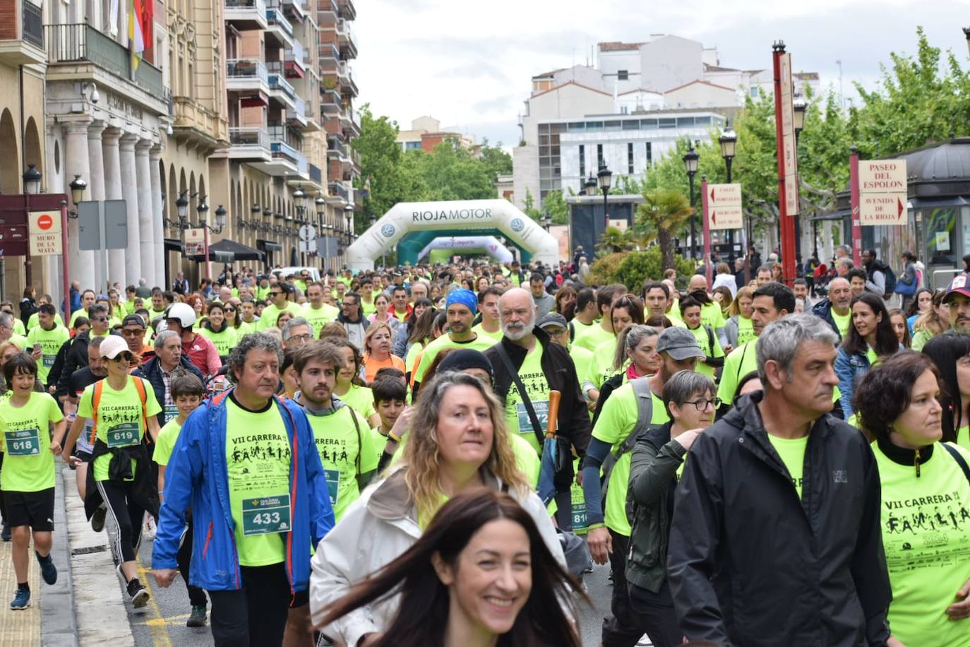 La Carrera de la Familia recorre las calles de Logroño con espíritu solidario