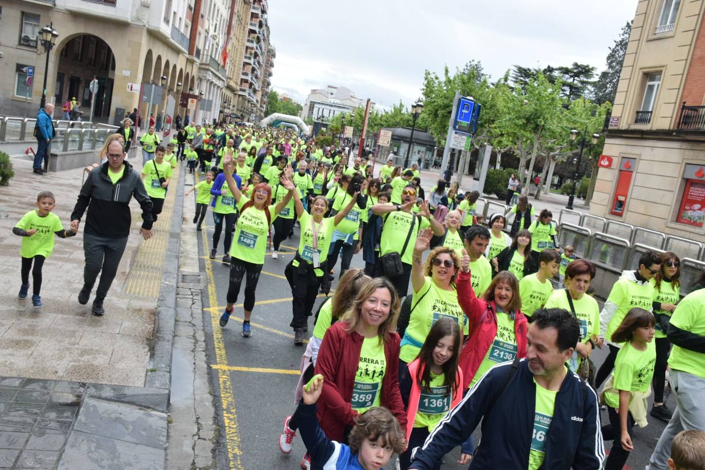 La Carrera de la Familia recorre las calles de Logroño con espíritu solidario