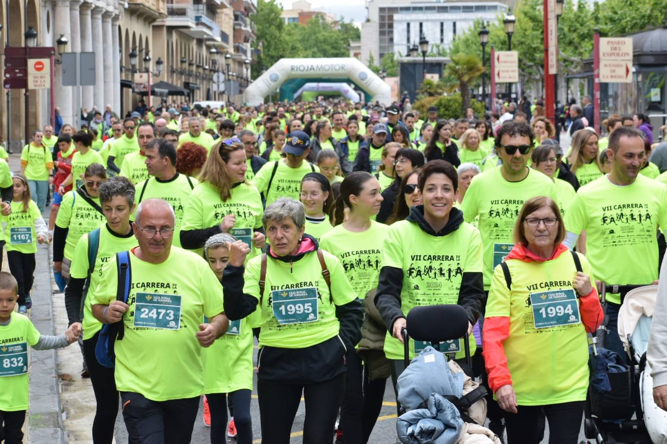 La Carrera de la Familia recorre las calles de Logroño con espíritu solidario