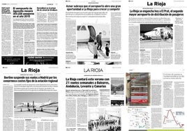 Dos décadas de noticias en el aeropuerto de Agoncillo