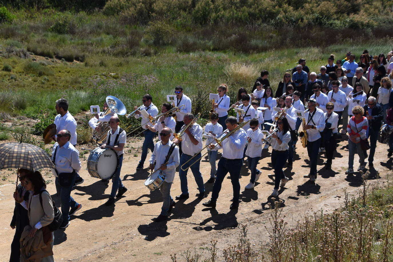 Inauguración de la ermita de la Virgen de Fátima en Pradejón