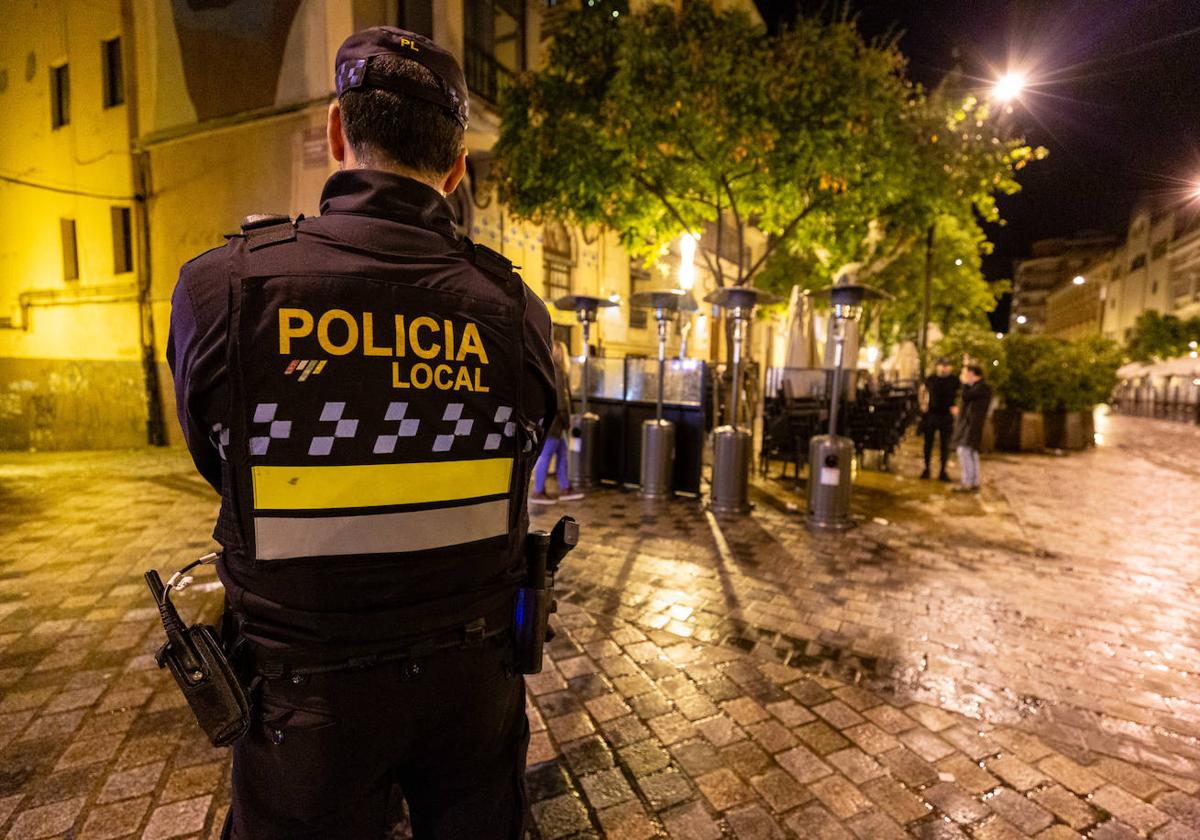 De patrulla por las calles de Logroño