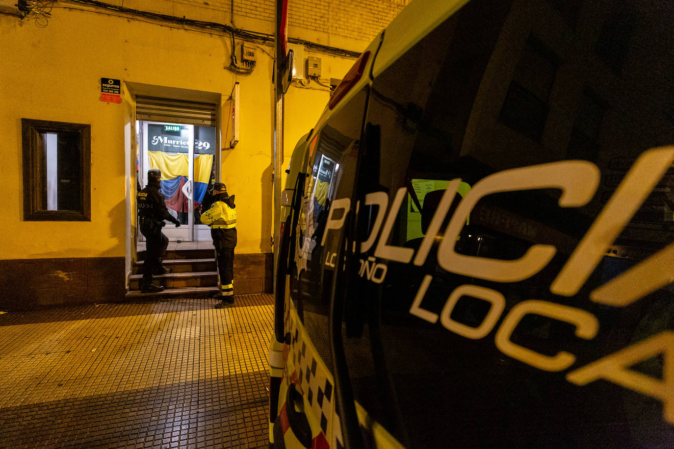 De patrulla por las calles de Logroño