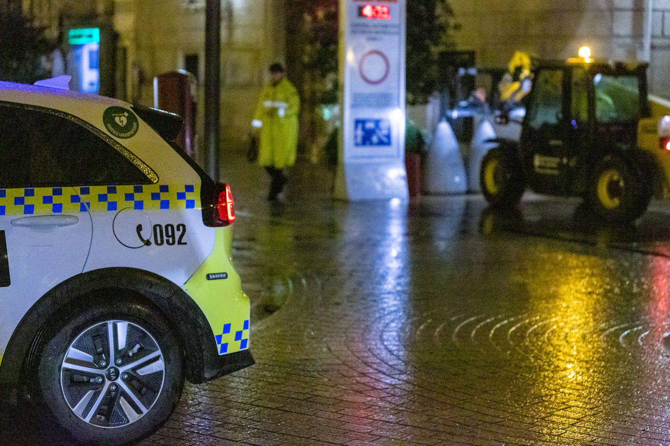 De patrulla por las calles de Logroño