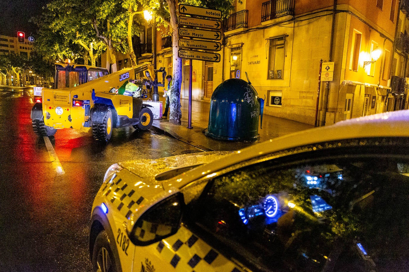 De patrulla por las calles de Logroño