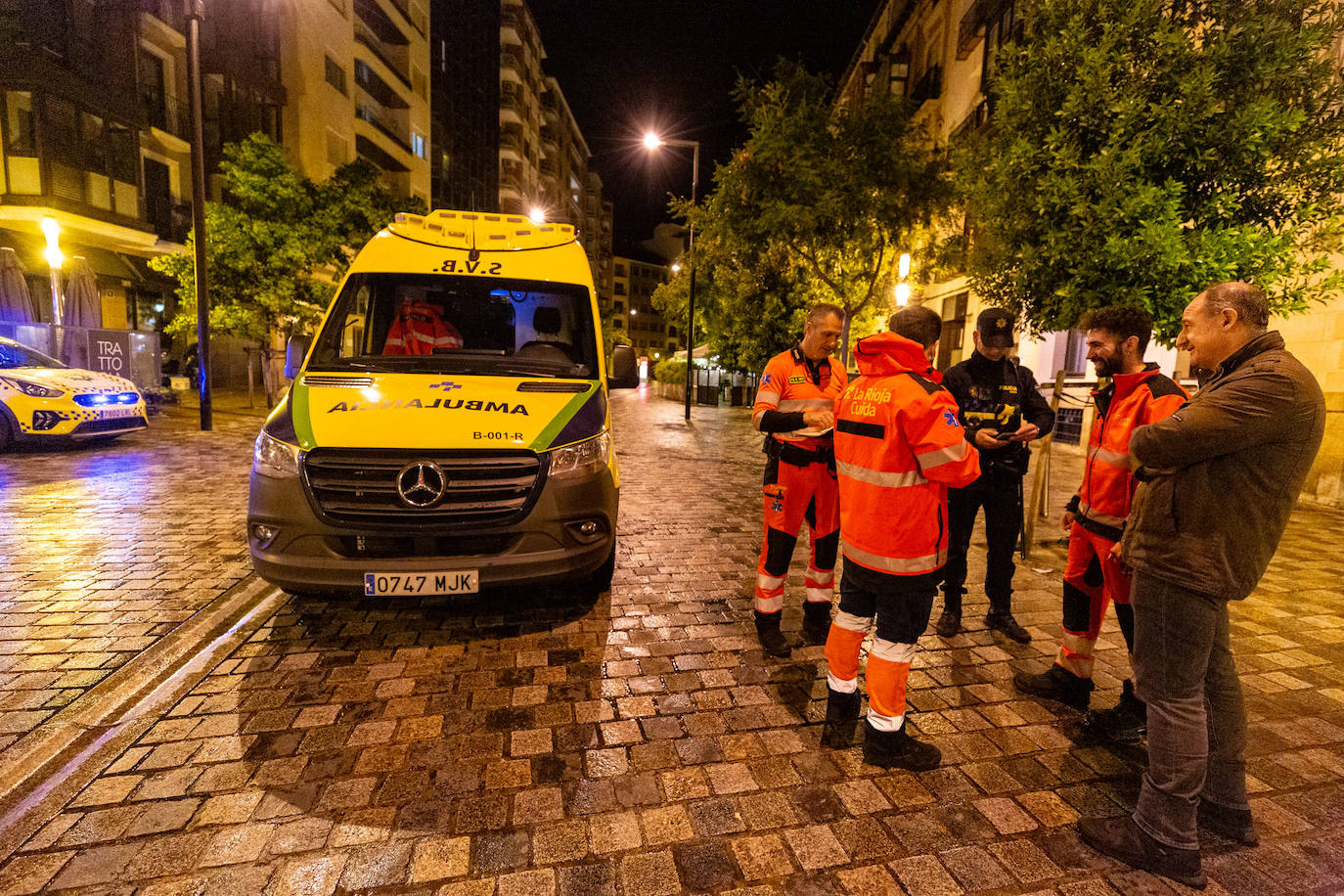 De patrulla por las calles de Logroño