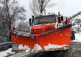 Imagen de archivo de un quitanieves.